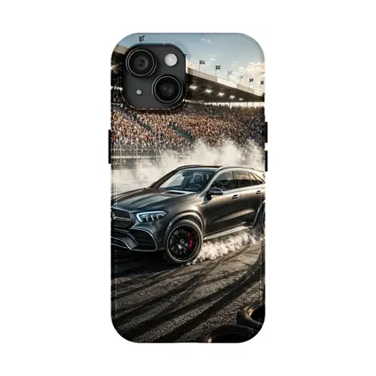 Mercedes GLE AMG Burnout Packed Stadium Track