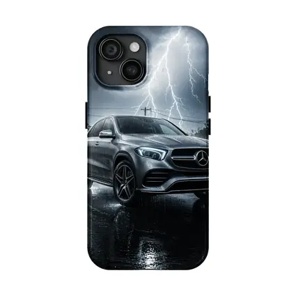 Mercedes Benz GLE Storm Lightning Rain