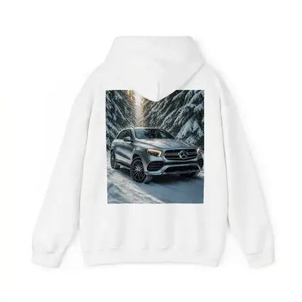 Mercedes Benz GLE Silver Snow Forest