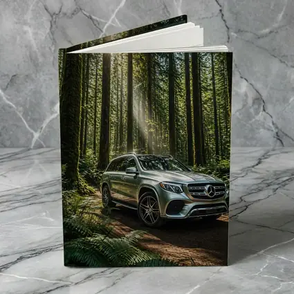 Mercedes Benz GLS SUV Forest Sunlight Drive