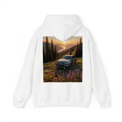 Mercedes Benz GLS Mountain Wildflower Sunset