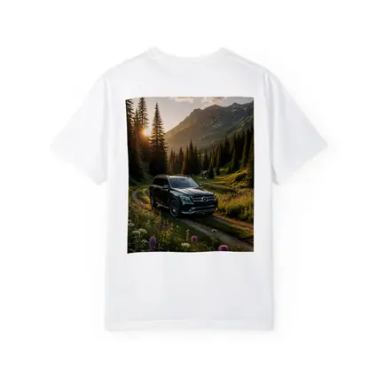 Mercedes Benz GLS Mountain Valley Sunset