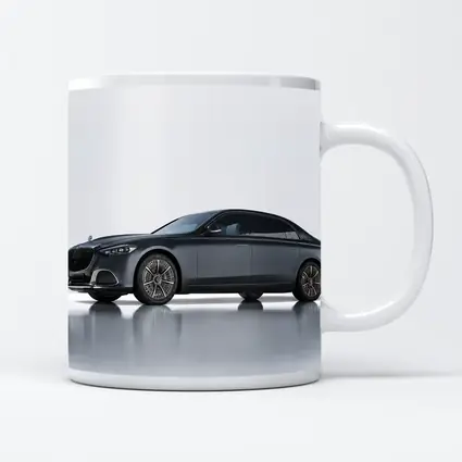 Mercedes Maybach S Class Gray Studio Shot