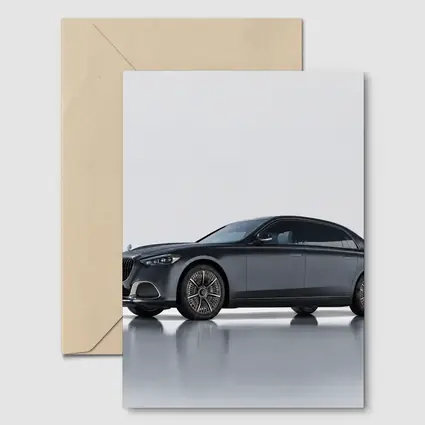 Mercedes Maybach S Class Gray Studio Shot