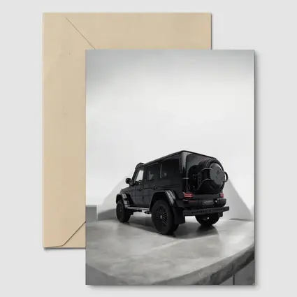 Mercedes G Class Black SUV Studio Shot