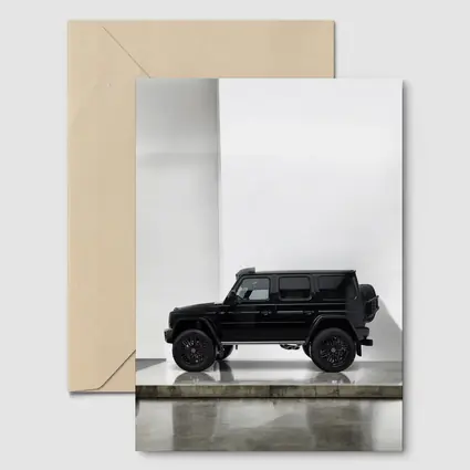 Mercedes G Class Black SUV White Studio