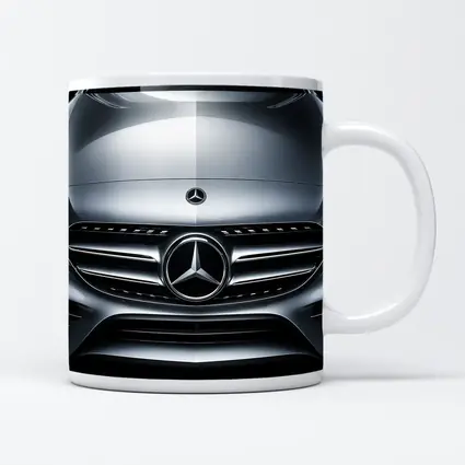 Mercedes C Class Hood Close Up Silver