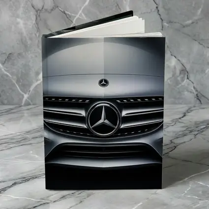 Mercedes C Class Hood Close Up Silver