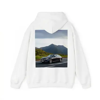 Mercedes E-Class Driving Through Mountain Road