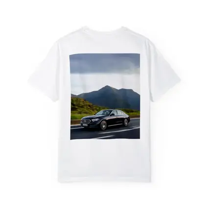 Mercedes E-Class Driving Through Mountain Road