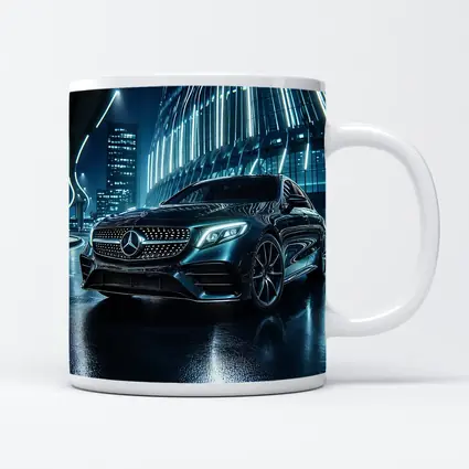 Mercedes E Class Neon City Night