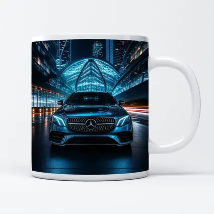 Mercedes E Class City Night Neon