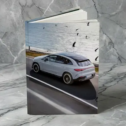 Mercedes EQE SUV Coastal Road Drive