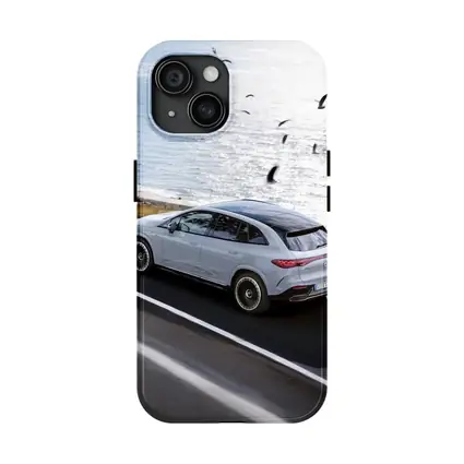 Mercedes EQE SUV Coastal Road Drive