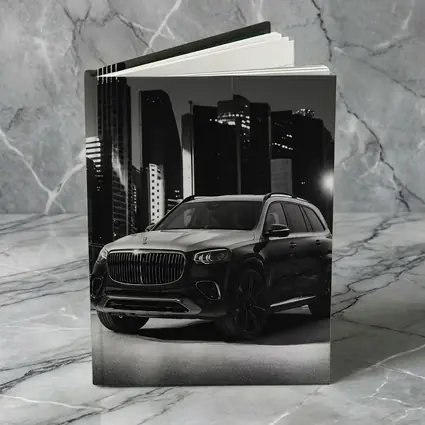 Mercedes GLS Night City Monochrome Street Scene