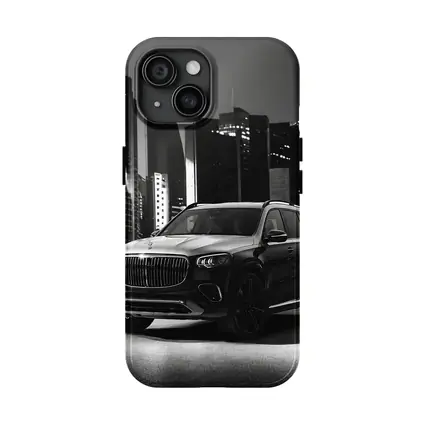 Mercedes GLS Night City Monochrome Street Scene