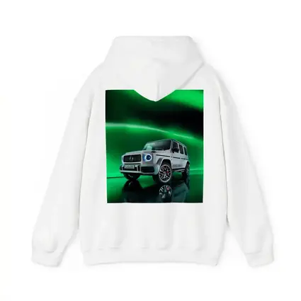 Mercedes AMG G Class Green Neon Background