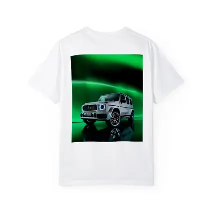 Mercedes AMG G Class Green Neon Background