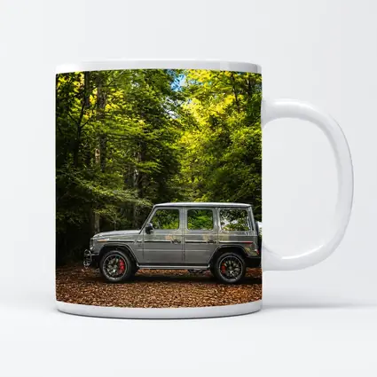 Mercedes G Wagon Silver Forest Setting