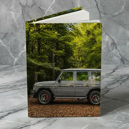 Mercedes G Wagon Silver Forest Setting