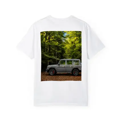 Mercedes G Wagon Silver Forest Setting