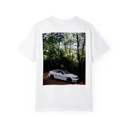 Mercedes C63 AMG White Forest Road