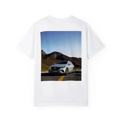 Mercedes EQE SUV Mountain Road Silver