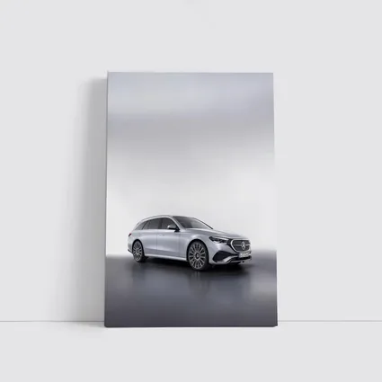 Mercedes E Class Estate Silver Studio Shot
