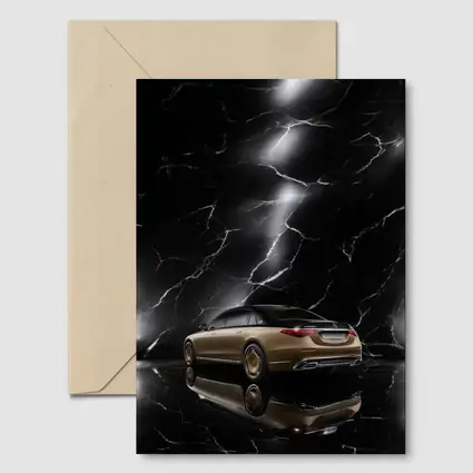 Mercedes Maybach S Class Gold Black Marble