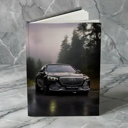 Mercedes Maybach S680 Black Rainy Forest Road