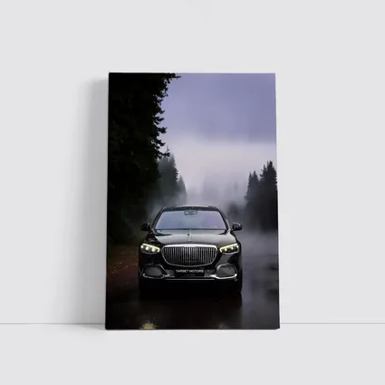 Mercedes Maybach S Class Foggy Mountain Road