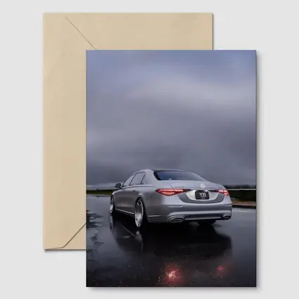 Mercedes Maybach S Class Rainy Wet Road