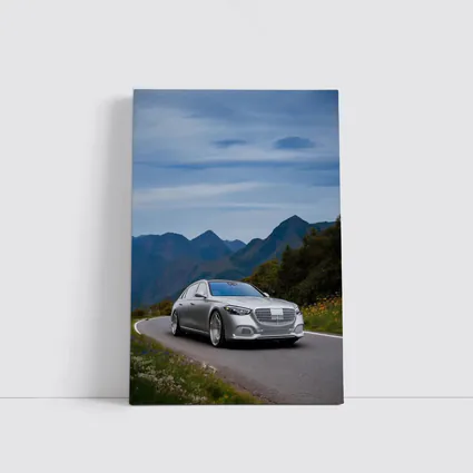 Mercedes Maybach S Class Mountain Road Silver