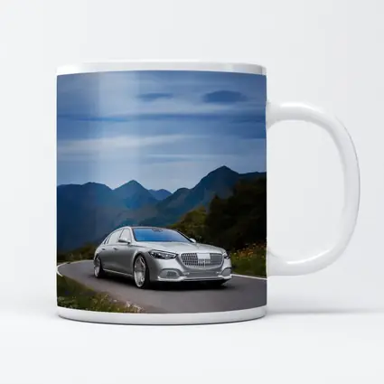 Mercedes Maybach S Class Mountain Road Silver