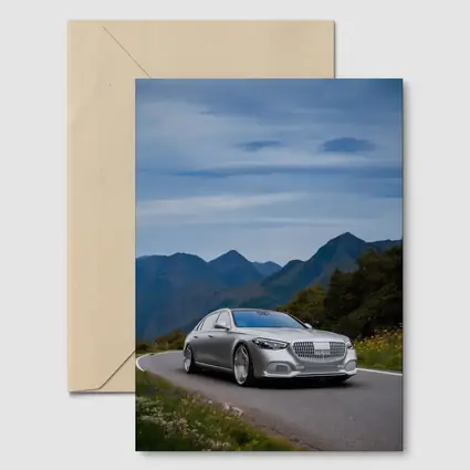 Mercedes Maybach S Class Mountain Road Silver