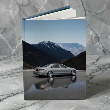 Mercedes Maybach S Class Silver Mountain Road
