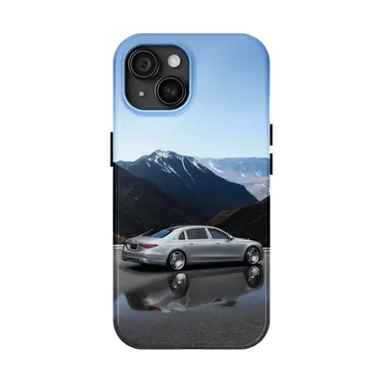Mercedes Maybach S Class Silver Mountain Road