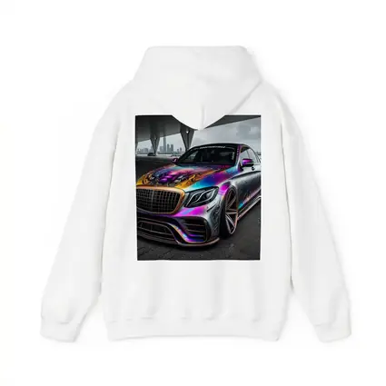 Mercedes S Class Colorful Custom Wrap Art