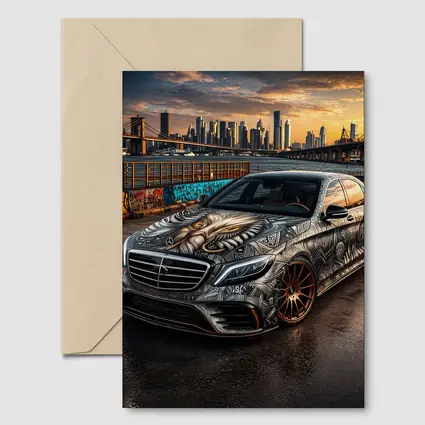 Mercedes S Class Custom Tattoo Art City