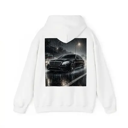 Mercedes S Class Rainy Night City Street