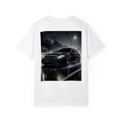 Mercedes S Class Rainy Night City Street