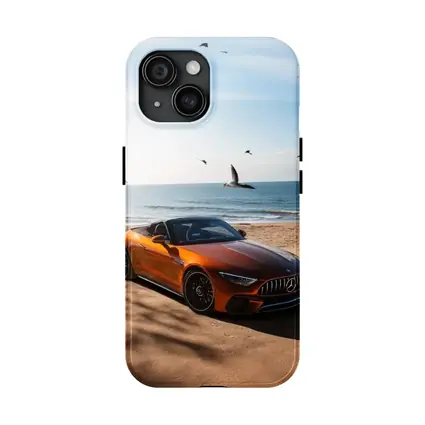 Mercedes AMG SL63 Orange Beach Shore