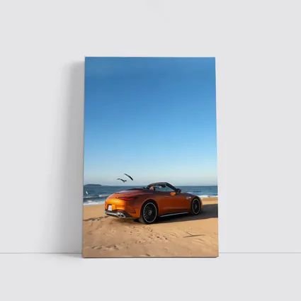 Mercedes SL63 AMG Orange Beach Convertible