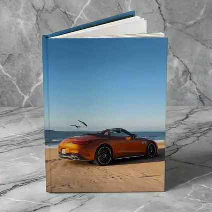 Mercedes SL63 AMG Orange Beach Convertible