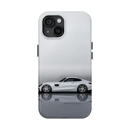 Mercedes AMG GT White Studio Side Profile