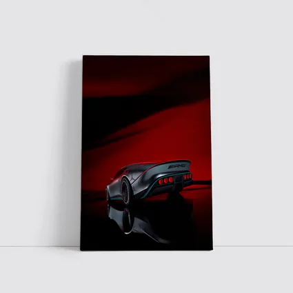Mercedes AMG Vision Concept Red Background