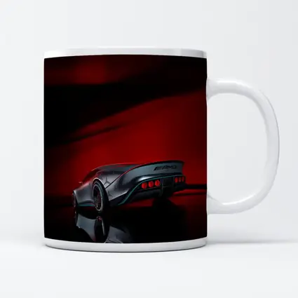 Mercedes AMG Vision Concept Red Background