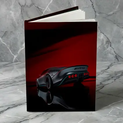 Mercedes AMG Vision Concept Red Background