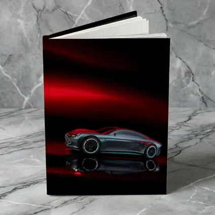 Mercedes Vision AMG Dark Red Background