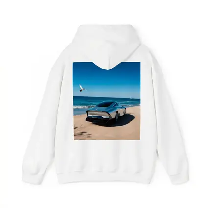 Mercedes Vision EQXX Silver Beach Coastal
